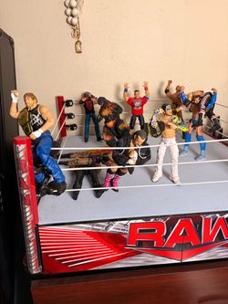 WWE Raw Wrestling Ring (no figures)