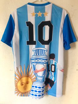 Soccer T-Shirt Size Argentina #10 Medium Or Large Size