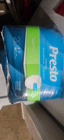 Presto Supreme Adult Underwear Size S/P 20 Count