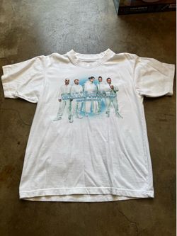 Backstreet Boys Into the Millennium Las Vegas Double-Sided Tour T-Shirt White Size M