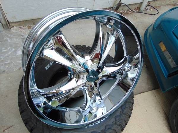 Brand New Chrome 23X9 Milanni "BITCHIN" Rims*6X135*FORD* *5X5.5*DODGE*