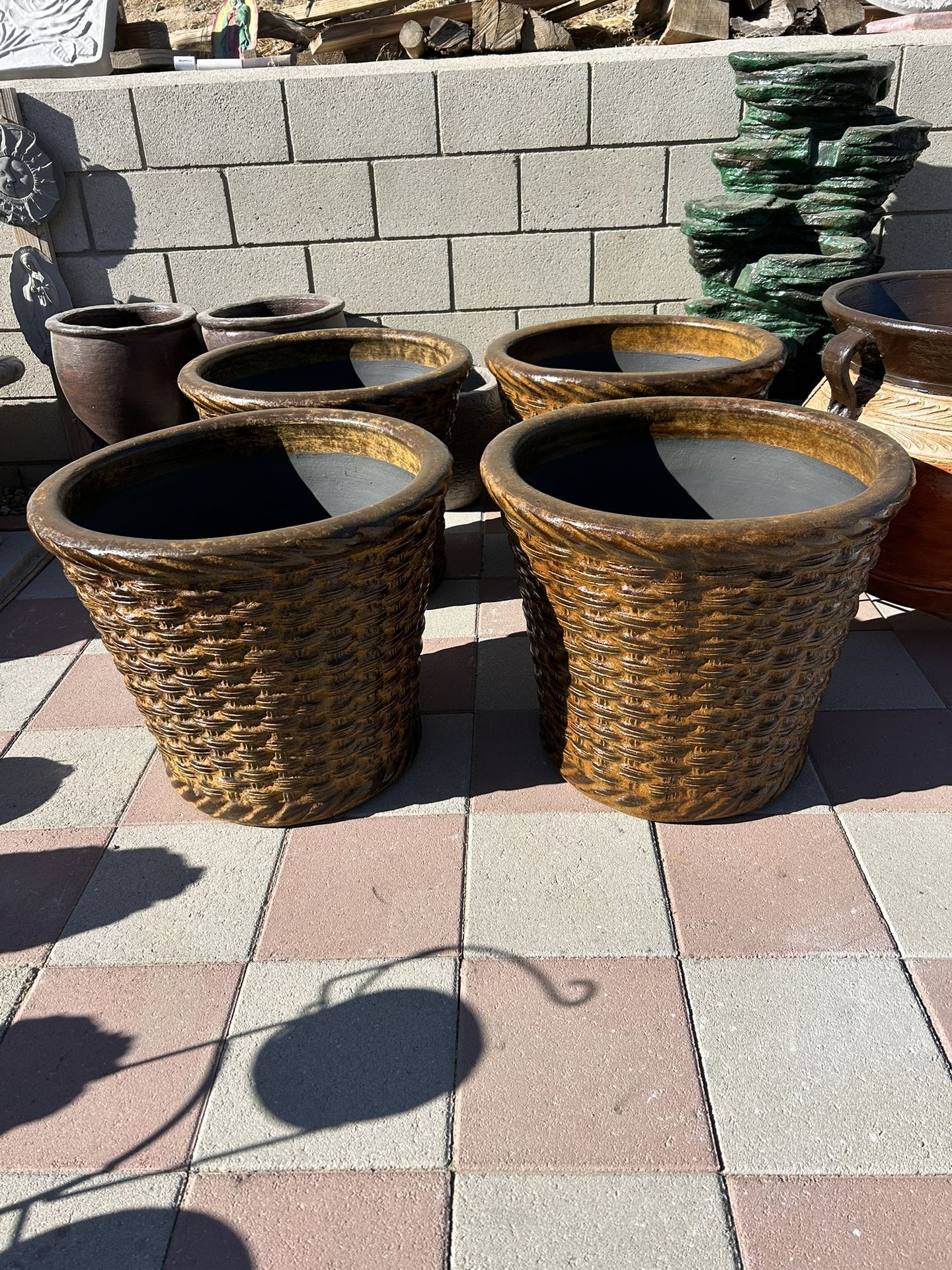 New Flower Pots Made Out Of Clay Perfect Gift π