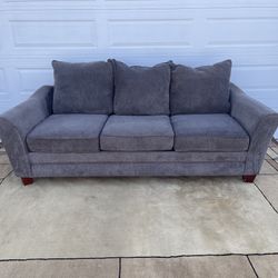 Gray Couch Free Delivery Sofa