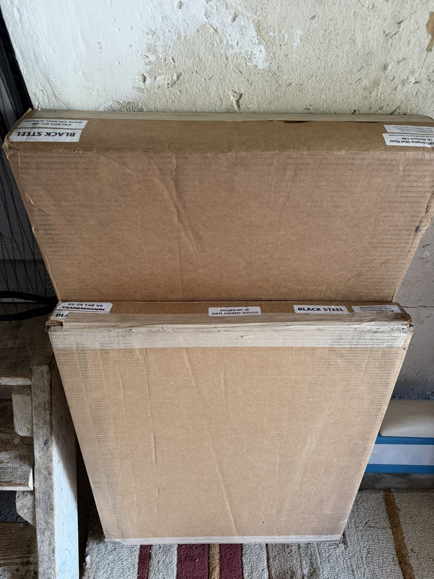 RCI Engine And Transmission Skid Plates (Black steel)