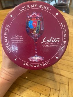 New Birthday Wine Glass