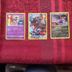 Various Pokemon Cards Plus A Full Art Arcane