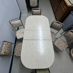Vintage Dining Set Table Chairs