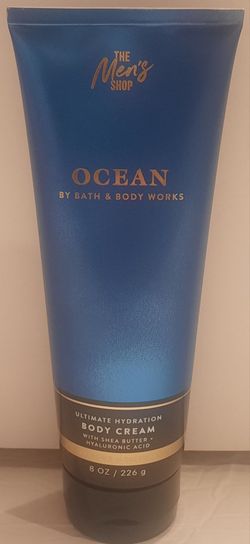 BRAND NEW SEALED The Men’s Shop Ocean by Bath & Body Works Ultimate Hydration Body Cream with Shea Butter + Hyaluronic Acid 48 Hour Moisture 8 oz