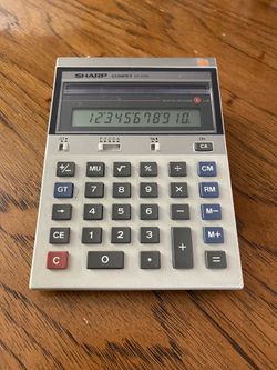 Sharp Compet VX-2126 Solar Cell Calculator