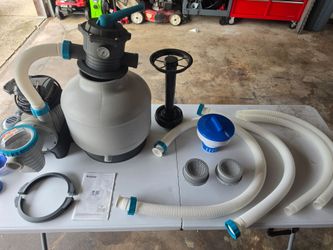 3000 Gallon Sand Filter Pump for Above Ground Outdoor Swimming Pools