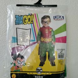 Teen Titans Go! Robin DC Superhero Halloween Costume Infant Baby Size 6-12 months