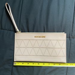 Jet Set Travel large Micheal Kors leather wristlet wallet bag dusty pink
