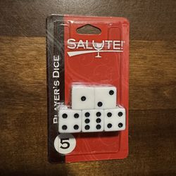 SALUTE! Player's Dice 5-pack