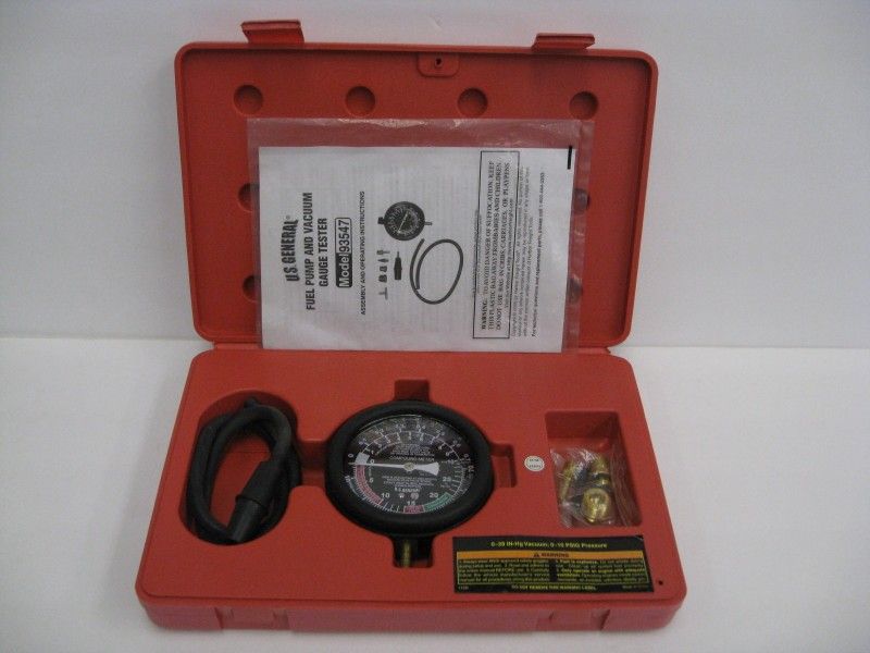 US General Fuel Pump and Vacuum Gauge Tester Tool
