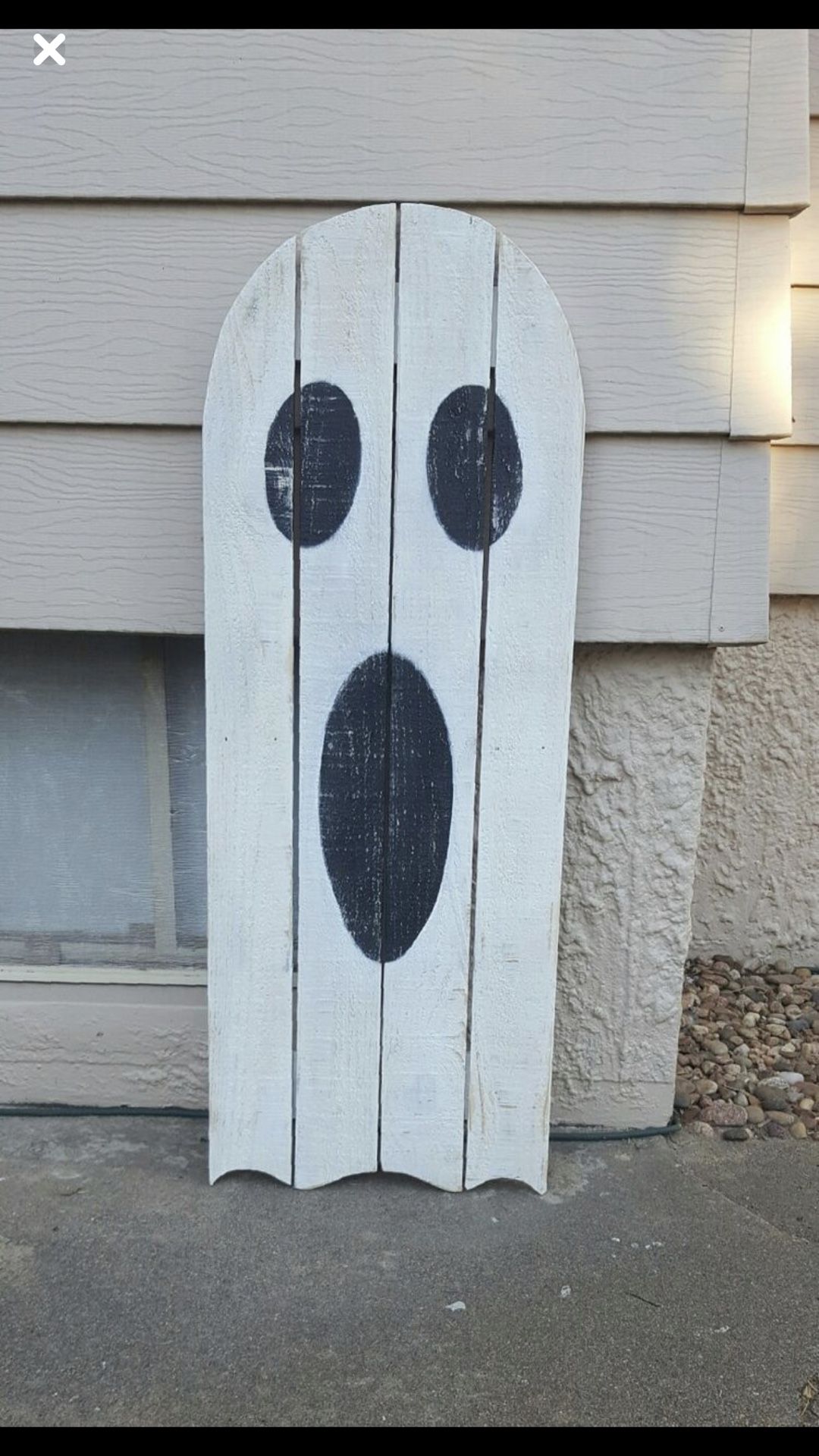 Ghost π» pallet decor for Halloween π