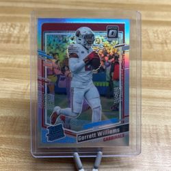 Garrett Williams silver rookie card