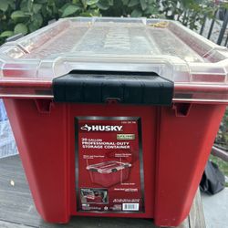20 Gallon Husky Tote Heavy Duty 