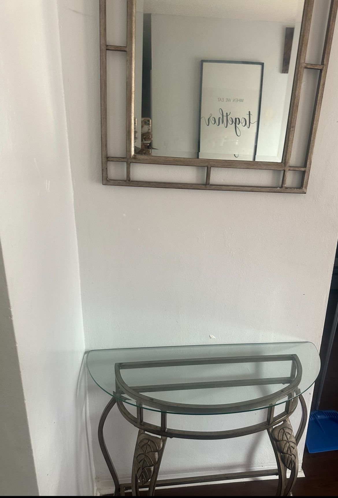 Console Table With Mirror
