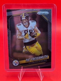 Pat Freiermuth Silver Holo 2025 Panini Prizm Football #243 Pittsburgh Steelers