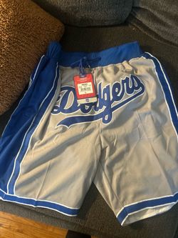 Dodgers just don hardwood classic shorts