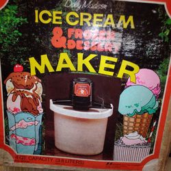 Complete Nib Vintage Ice Cream Maker