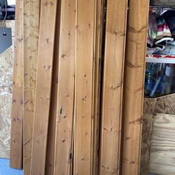 Stained 1” X 6” Premium Tongue and Groove Pine Boards