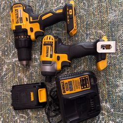Dewalt Impact, Drill, Charger And Battery.   In Tarzana