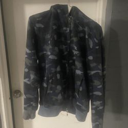 Blue bape hoodie