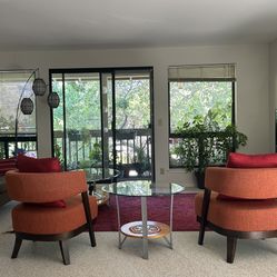 Glass top Coffee table set 