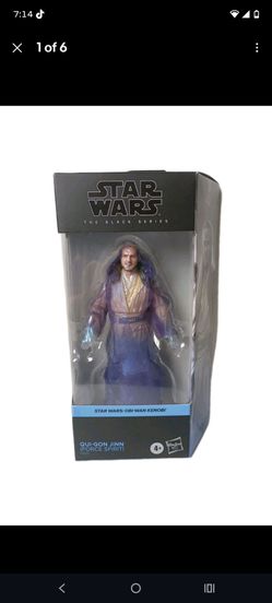 Star Wars Black Series Obi-Wan Series Qui-Gon Ji Force Spirit 6" Action Figure