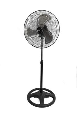 18" Industrial Heavy Duty Pedestal Oscillating Metal Stand Fan