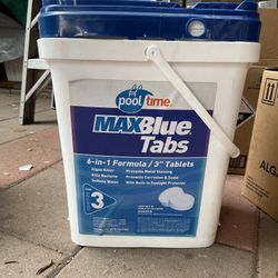 PoolTime Max Blue Pool 3” Tabs 35lbs 