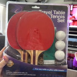 Travel table tennis set NEW