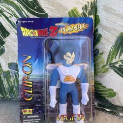 Dragon Ball Z Posable Clip On “Vegeta”
