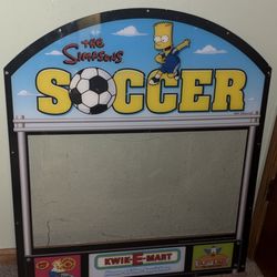 Simpsons Soccer Game monitor 