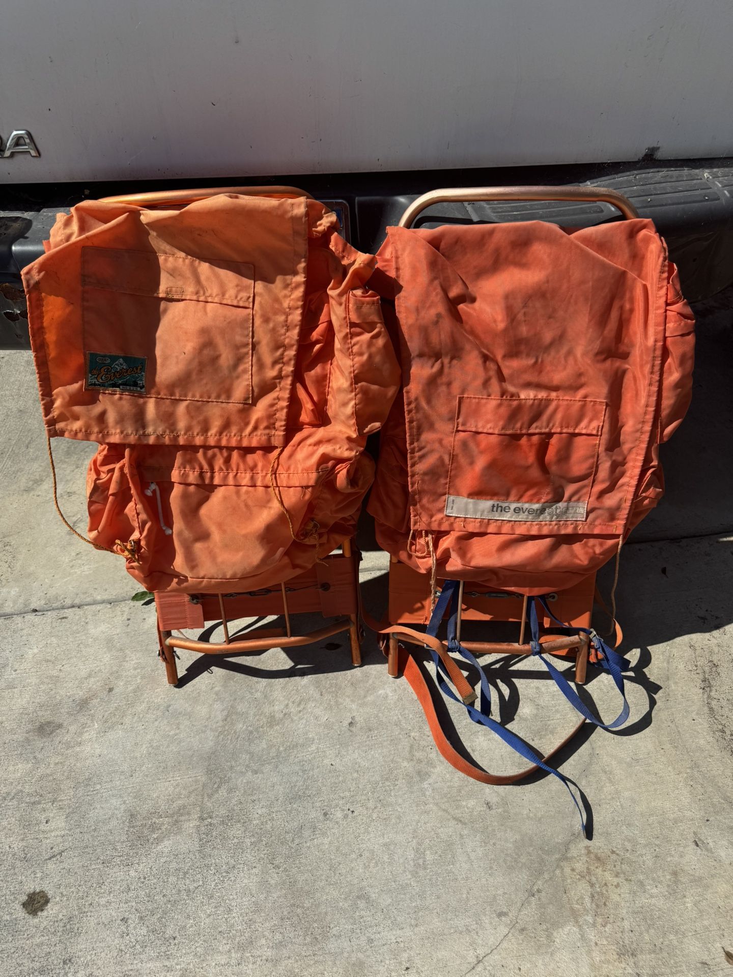 Hiking backpacks