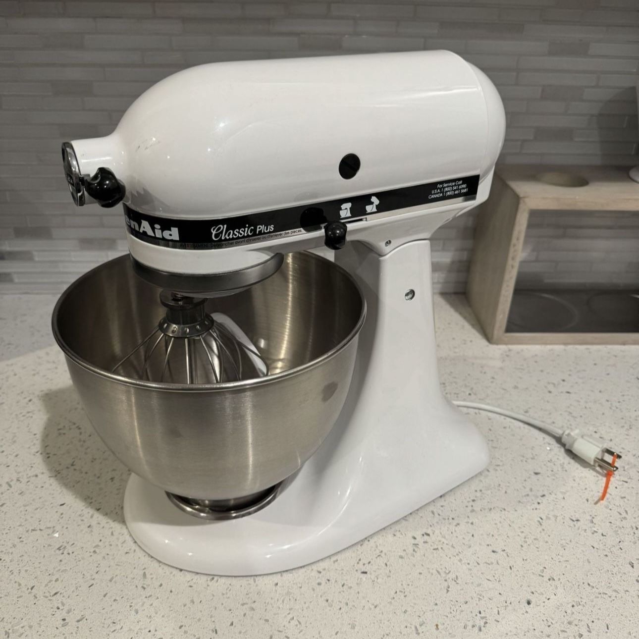 KitchenAid Classic Plus Stand Mixer - White