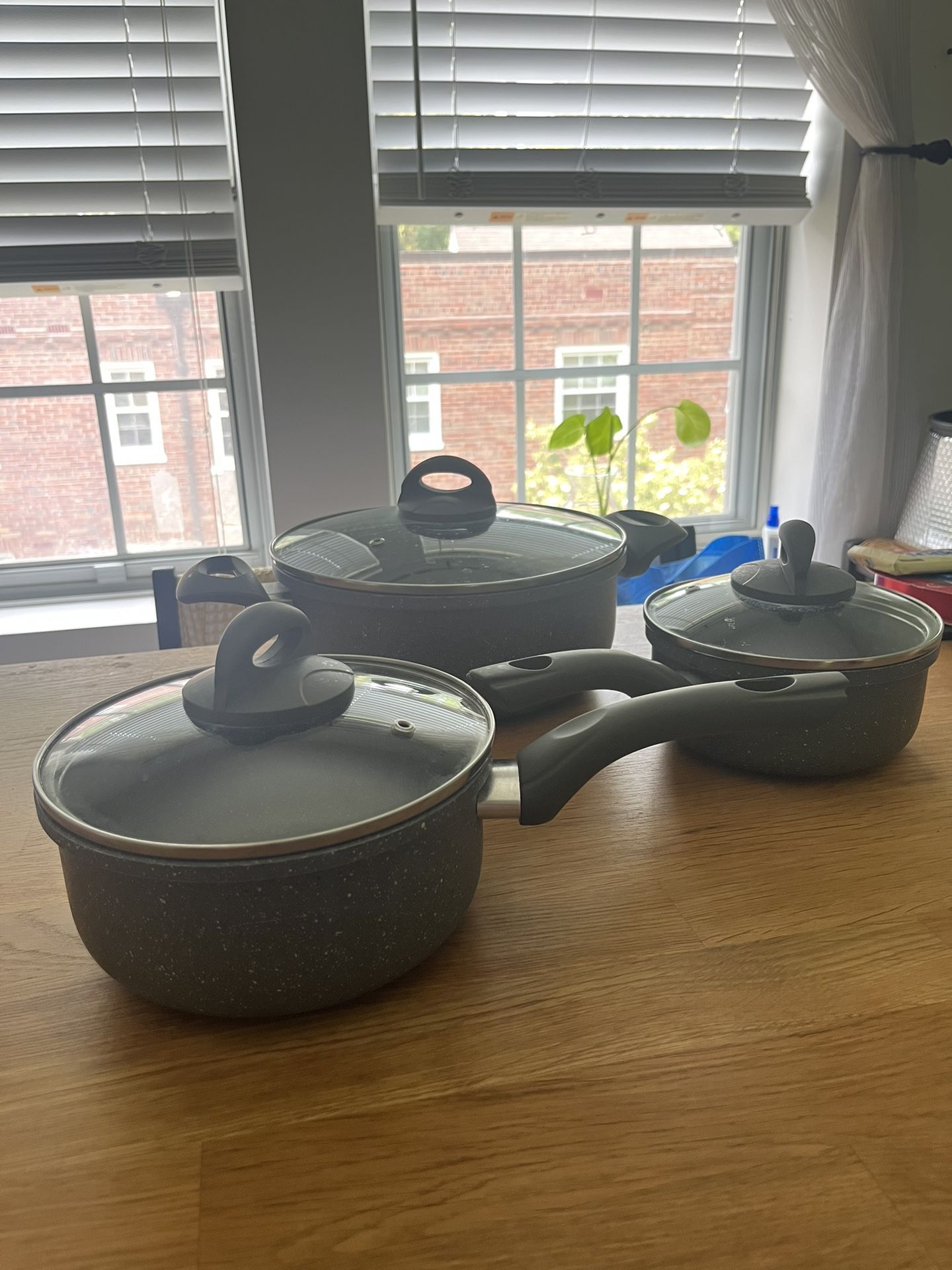 Set of 3 Cookware Pots