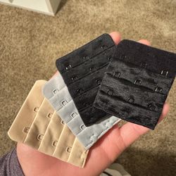 Women’s Bra Extenders 3-Hooks 4PC