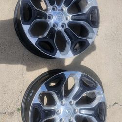 22-inch factory OEM wheel rim for a 2019-2026 Dodge Ram 1500