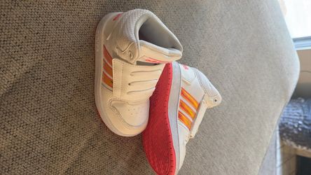 Adidas Kids Sneakers White Red Orange