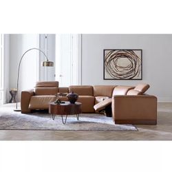 Lovro 7-Pc. Leather Sectional