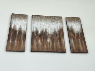 Abstract Triptych Wall Art Set of 3