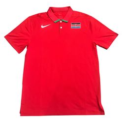 Nike Team Kenya Olympic Team Issued Red Size Medium Polo Shirt NWOT