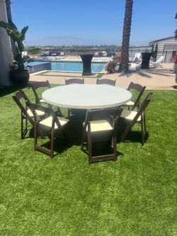 Chairs , tables , canopy’s