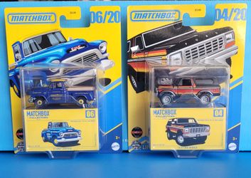 Matchbox Collectors '57 GMC Stepside and 1978 Ford Bronco