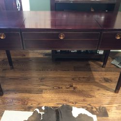 Crate and Barrel Cherry Stained Desk