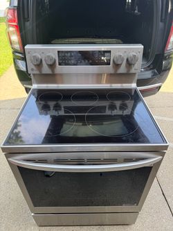 LG ThinQ Stainless Steel Electric Range