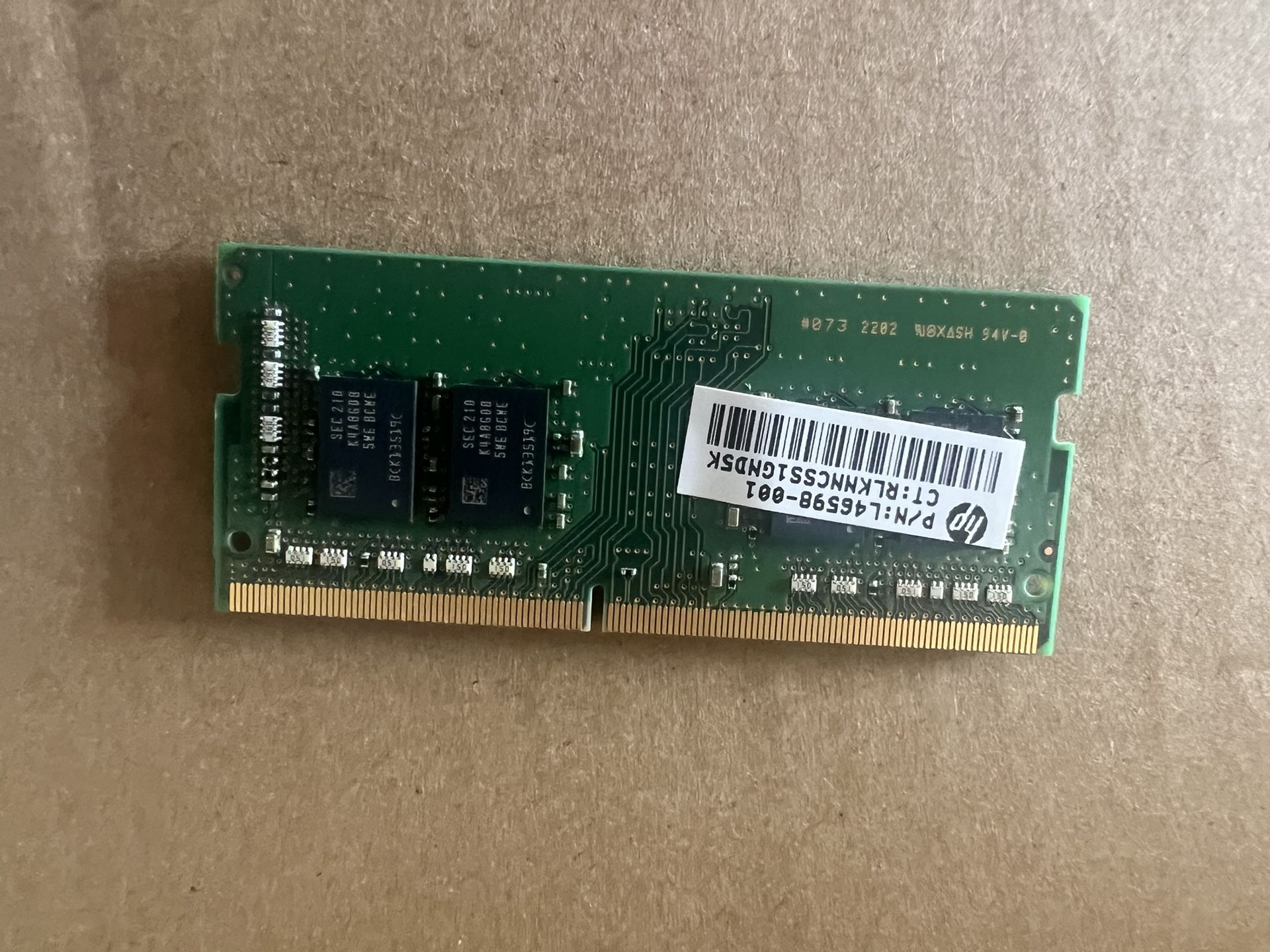 HP 8gb RAM Mta8atfg64hz-2g6e1 (2 New)