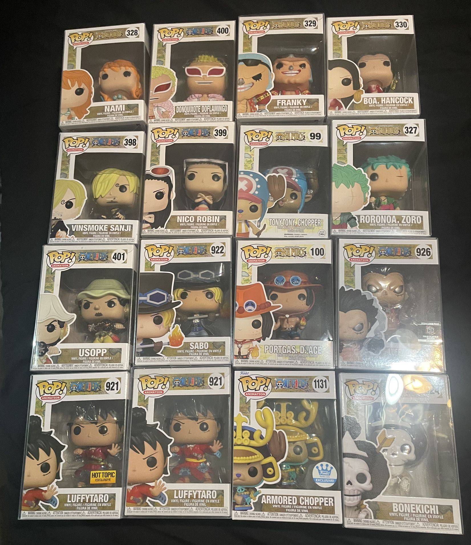 One Piece First Print Funko Lot